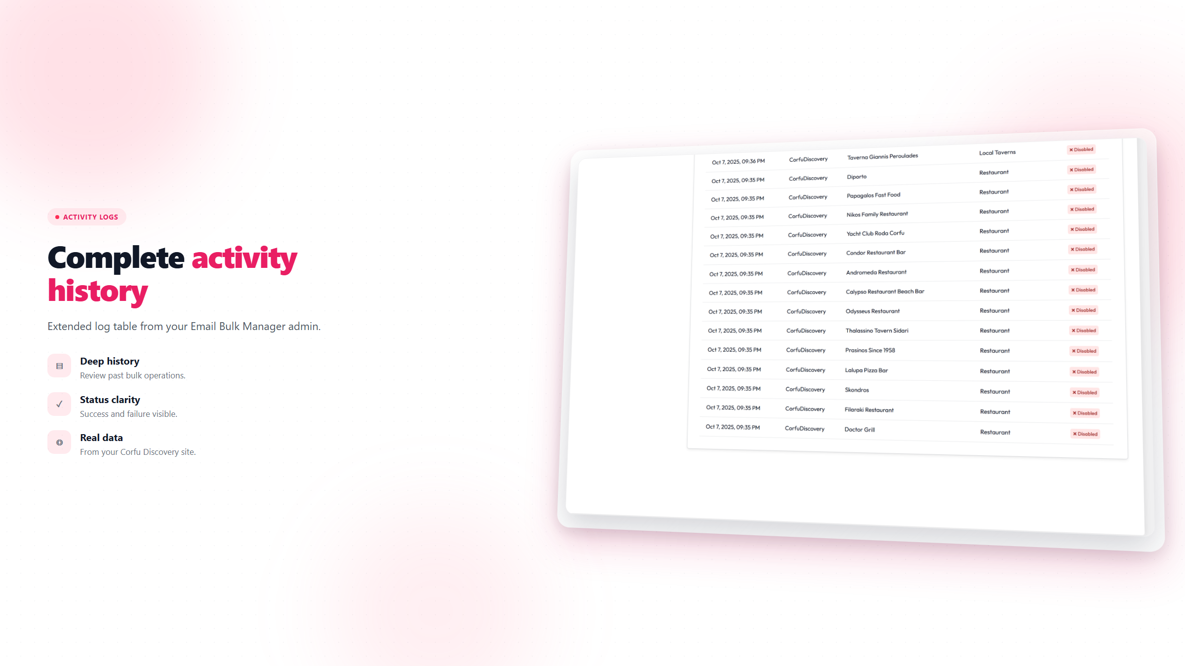 Email bulk manager for Listeo — 6
